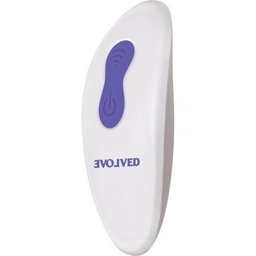 Vibrador de Silicona Poseable Control Remoto Evolved Anywhere Vibe Azul