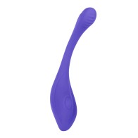 Evolved Anywhere Vibe - Remote-Controlled Poseable Silicone Vibrator Blue