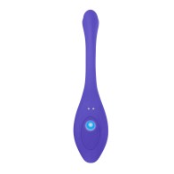 Evolved Anywhere Vibe - Remote-Controlled Poseable Silicone Vibrator Blue