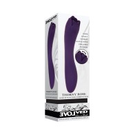 Vibrador Doble Silicona Cargable Thorny Rose