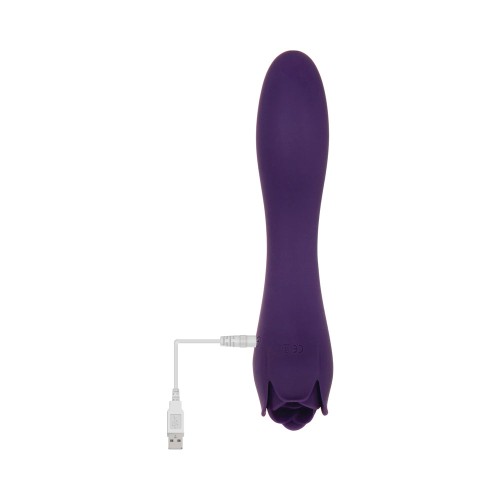 Vibrador Doble Silicona Cargable Thorny Rose