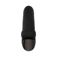 Evolved Hooked On You Rechargeable Silicone Finger Vibrator - Black