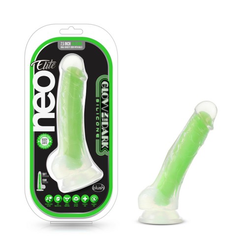 Neo Elite Glow in the Dark Viper Dildo for Lifelike Pleasure