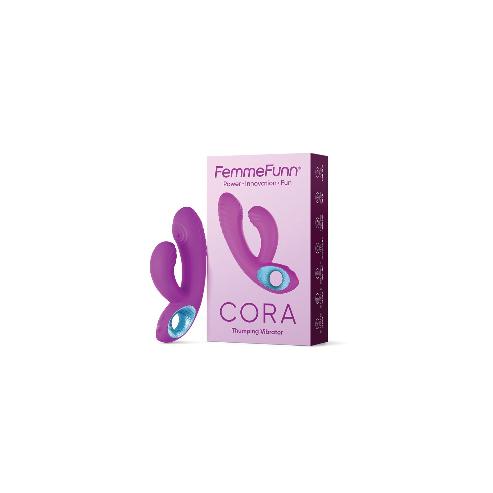 Vibrador Recargable con Golpeteo FemmeFunn Cora