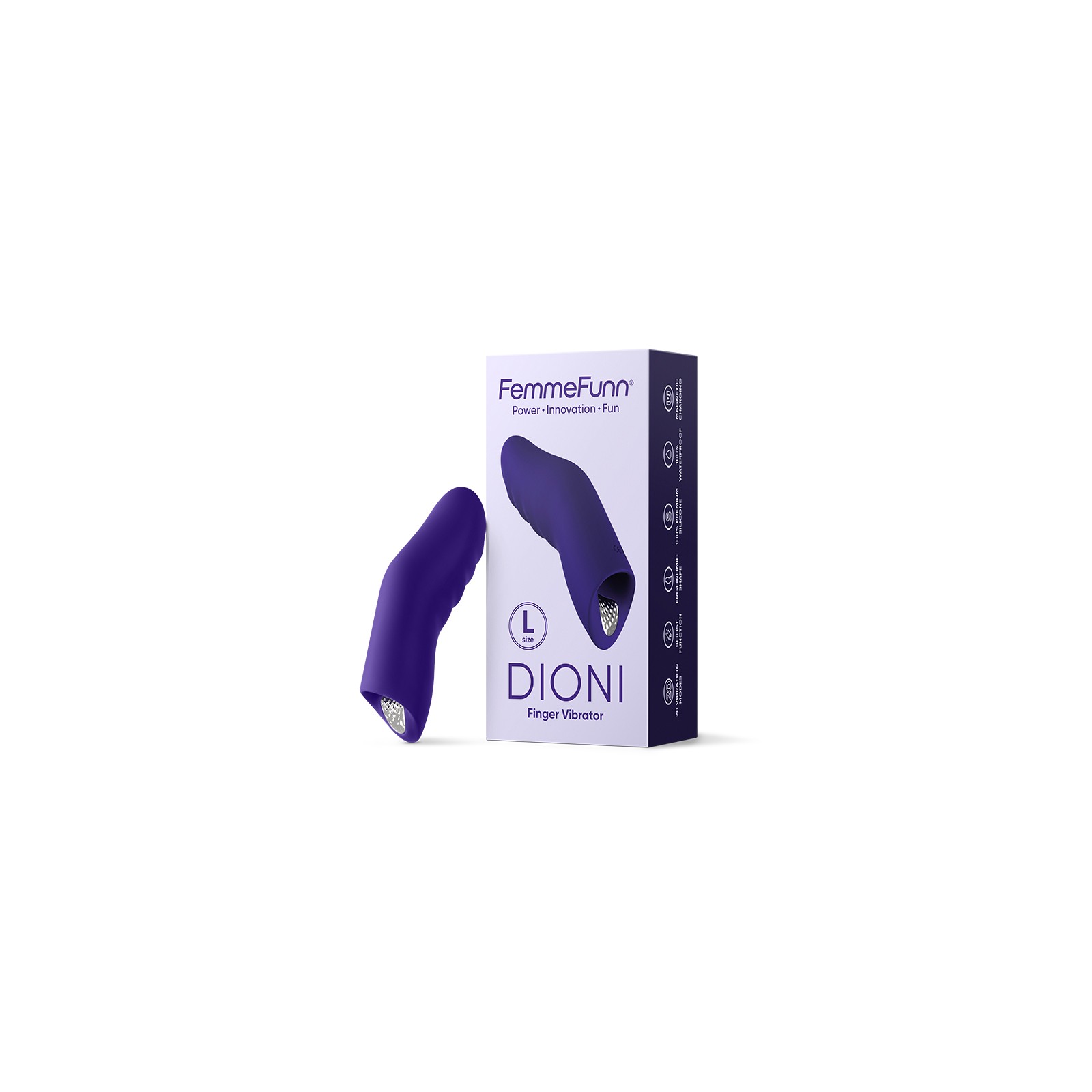 Vibrador de Dedo de Silicona Recargable FemmeFunn Dioni