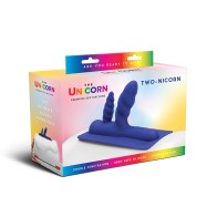 The Unicorn Two-Nicorn Textured Double Penetration Attachment