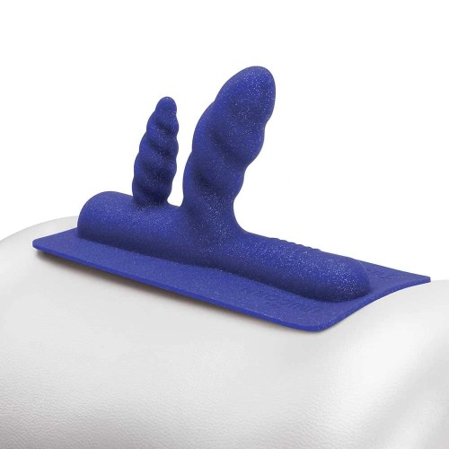 The Unicorn Two-Nicorn Textured Double Penetration Attachment