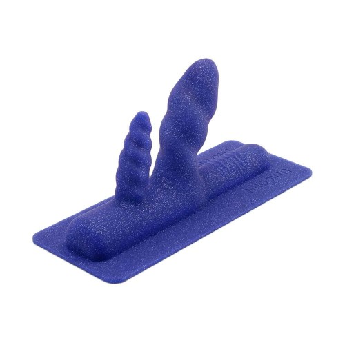 The Unicorn Two-Nicorn Textured Double Penetration Attachment