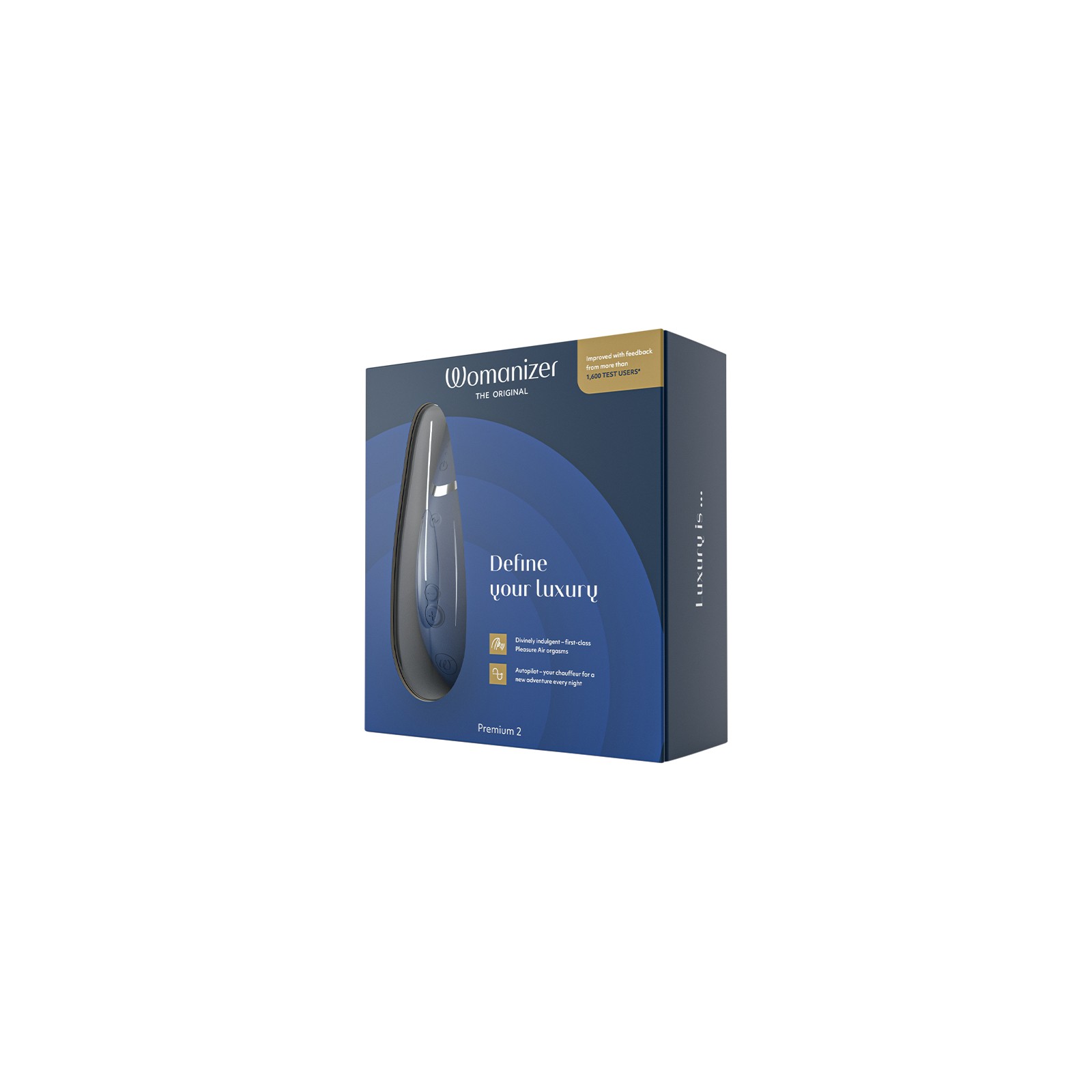 Womanizer Premium 2 Clitoral Stimulator Blueberry