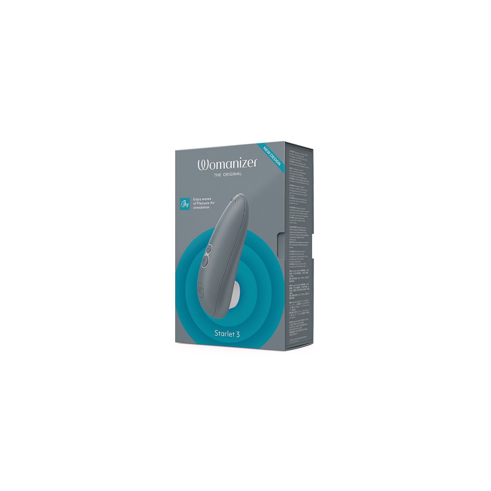 Estimulador Clitoriliano Recargable Womanizer Starlet 3 en Gris