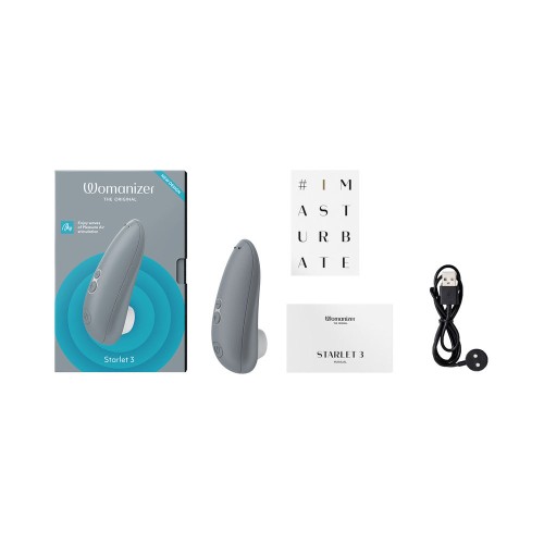 Womanizer Starlet 3 Rechargeable Clitoral Stimulator in Gray