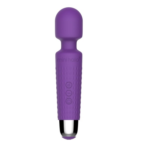 Mini Halo 20X Wireless Wand Vibrator Amethyst