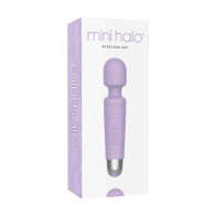 Mini Halo Varita Inalámbrica 20X Silicona Lila - Vibrador Compacto Versátil