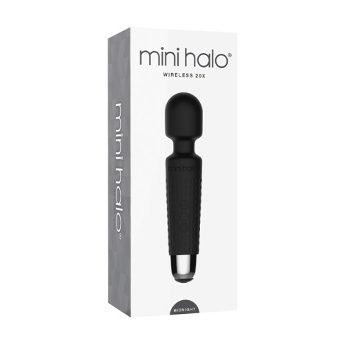 Mini Halo Varita Inalámbrica 20X de Silicona Medianoche