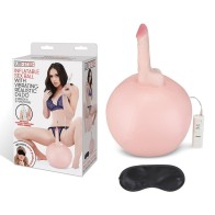 Bola Inflable de Sexo Lux Fetish con Dildo Vibrante