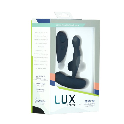 Lux Active Revolve Rotating and Vibrating Massager Black