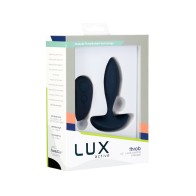 Masajeador Anal Pulsante Lux Active Throb 4.5 in. - Control Remoto