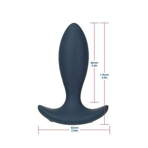 Lux Active Throb 4.5 in. Anal Pulsating Massager - Remote Control