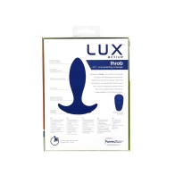 Masajeador Anal Pulsante Lux Active Throb 4.5 in. - Control Remoto