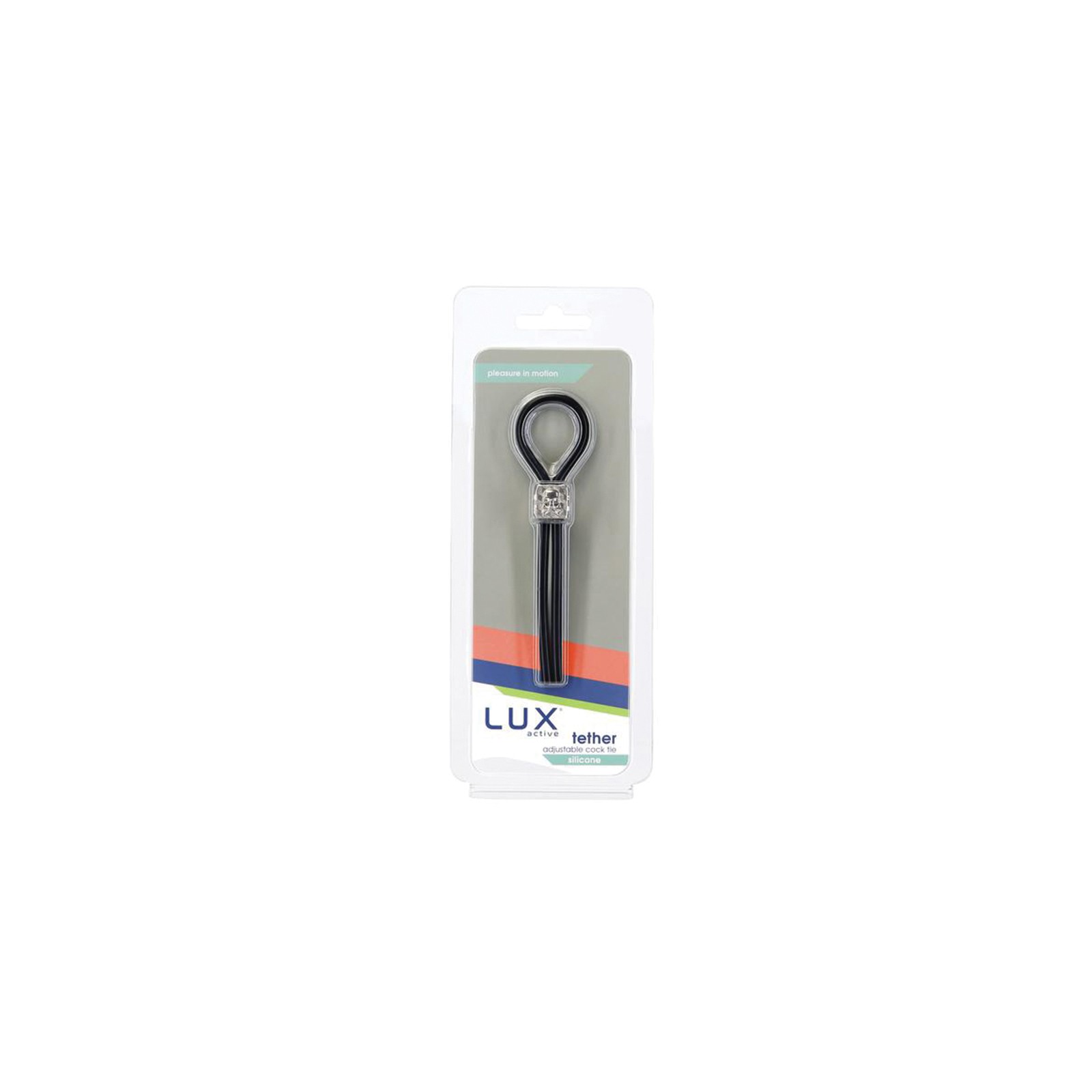 Lux Active Tether Correa Ajustable para Pene de Silicona Negra Lazo/Bolo