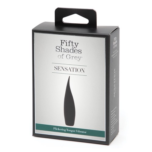 Fifty Shades of Grey Sensation Flickering Tongue Vibrator Black