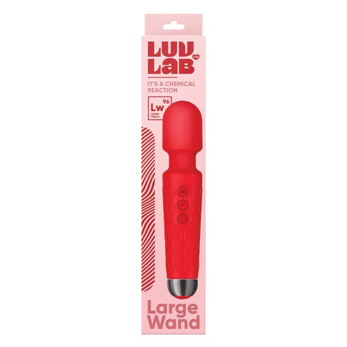 Luv Inc Lw96 Vibrador Recargable de Varita Roja