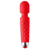 Luv Inc Lw96 Rechargeable Wand Vibrator Red