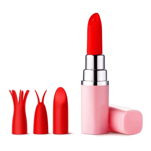 Luv Inc Lv57 Lipstick Vibrator with Attachments