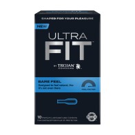 Condones Trojan Ultrafit Bare Feel para Sensación Natural