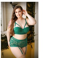 Curve Nadine Longline Bra & High-Waist Panty Set