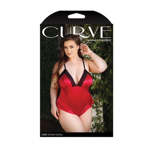 Fantasy Lingerie Curve Cleo Teddy Rojo XL/2XL