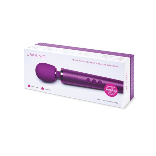 Le Wand Petite Rechargeable Massager Dark Cherry | Powerful Pleasure