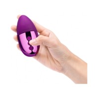 Le Wand Chrome Point Rechargeable Mini Vibrator Dark Cherry - Ultimate Pleasure Experience