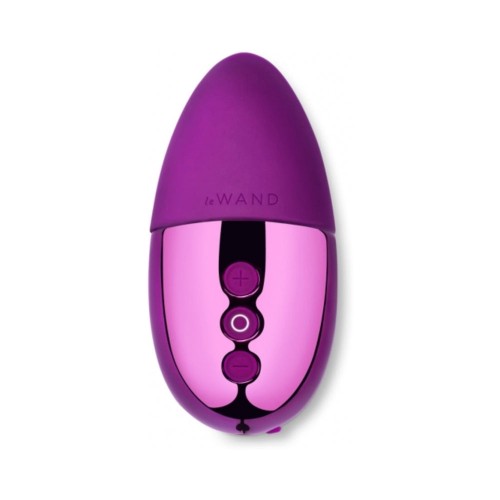 Le Wand Chrome Point Rechargeable Mini Vibrator Dark Cherry - Ultimate Pleasure Experience