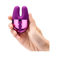 Le Wand Chrome Double Vibe Mini Vibrator for Couples