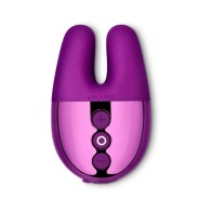 Le Wand Chrome Doble Vibe Mini Vibrador para Parejas