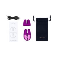 Le Wand Chrome Doble Vibe Mini Vibrador para Parejas