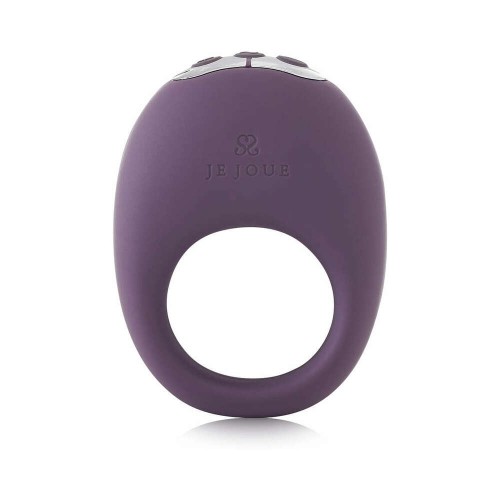 Je Joue Mio Anillo Vibrador de Silicona Recargable Morado