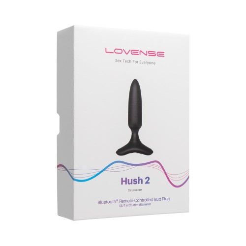 Lovense Hush 2 Plug Anal Vibrante Bluetooth XS