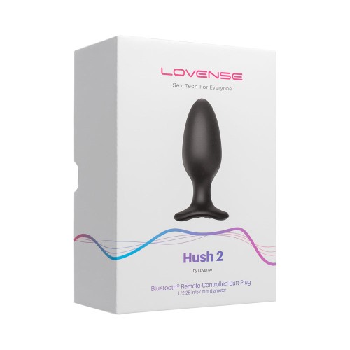 Lovense Hush 2 Plug Anal Vibrante Bluetooth