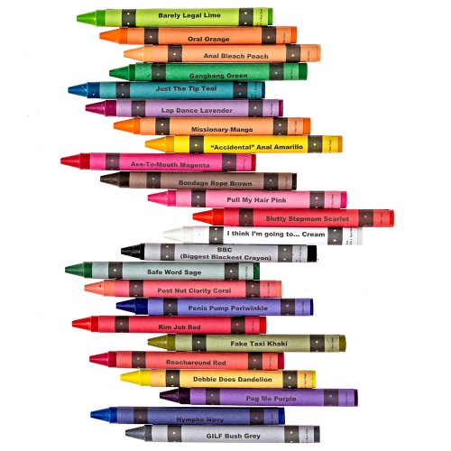 Paquete de Crayones Ofensivos - Idea de Regalo Divertida