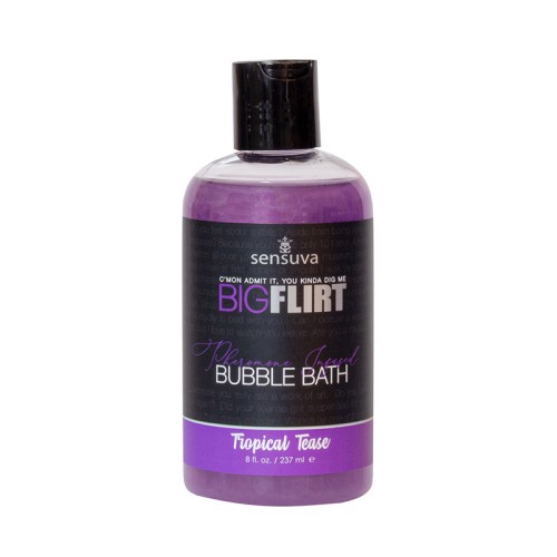 Sensuva Big Flirt Baño de Burbujas Infundido con Pheromonas 8 oz