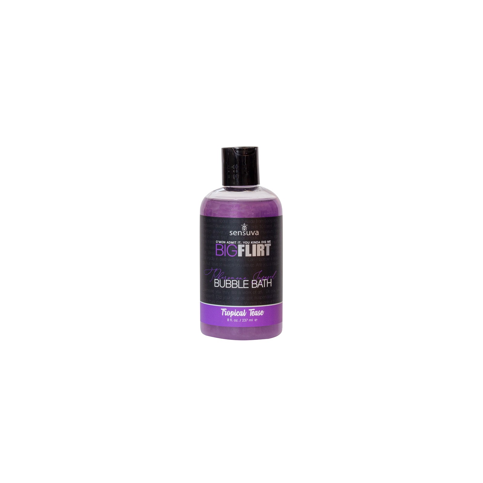 Sensuva Big Flirt Baño de Burbujas Infundido con Pheromonas 8 oz