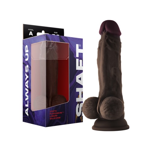 Shaft Model A 7.5 in. Dual Density Silicone Dildo with Balls