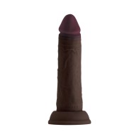 Dildo de Silicona de Doble Densidad Shaft Modelo J: 6.5 in - Placer Realista