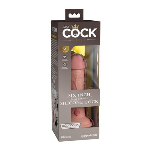 King Cock Elite 6 in. Realistic Dildo Beige