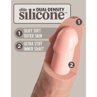 Dildo Realista de 6 in. King Cock Elite Beige