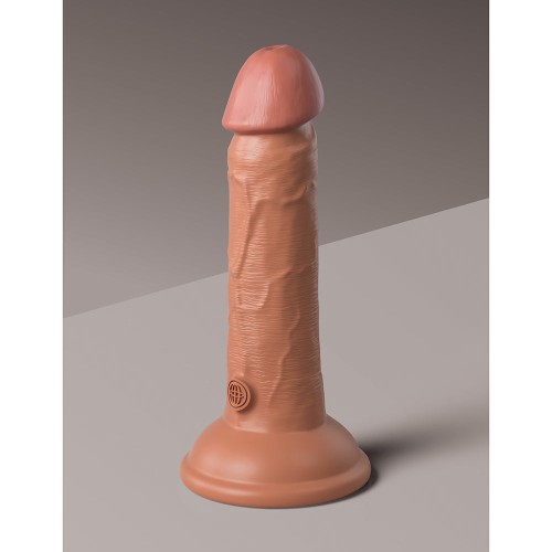 Pipedream King Cock Elite Dildo de Silicona de Densidad Dual de 6 Pulgadas