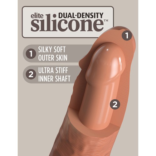 Pipedream King Cock Elite 6 Inch Dual Density Silicone Cock