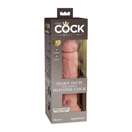 Pipedream King Cock Elite Dildo de 8" - Beige